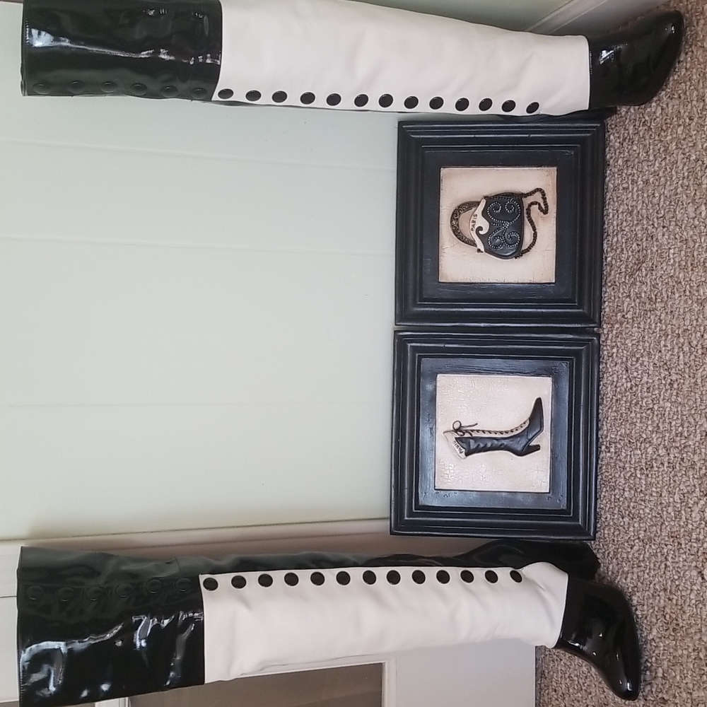 Two Heavy Ceramic Paris Display